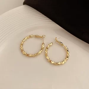 Solid Color Plating Metal Ear Studs